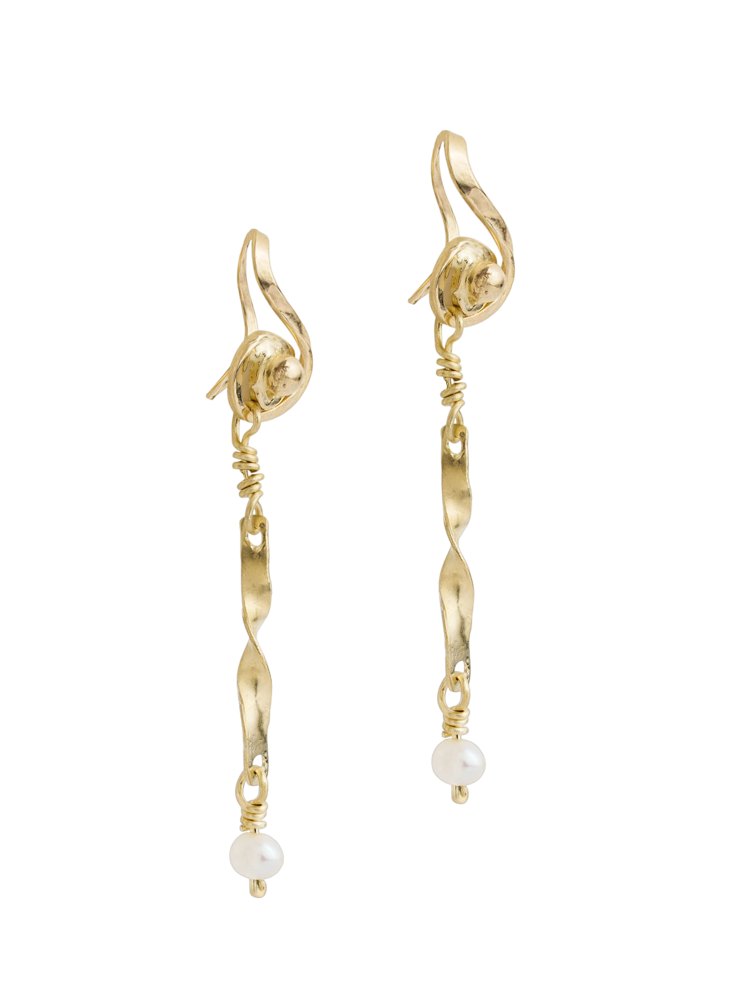 Coquille d'or earring